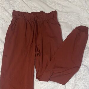 LULU Gorgeous Earthy Orange 🍊 High-Waisted jogger Pant